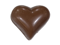 Milk Chocolate Heart filled with Dulce de Leche caramel.